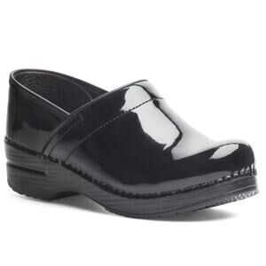 Dansko Women's Professional Clogs Black Patent Size 40/9.5-10